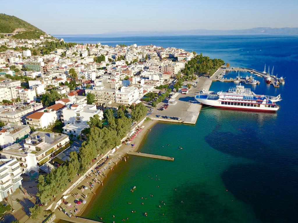 Calypso Beach Hotel Loutra Edipsou  Exterior foto